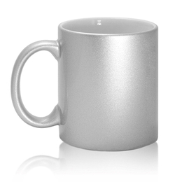 Серебристая кружка